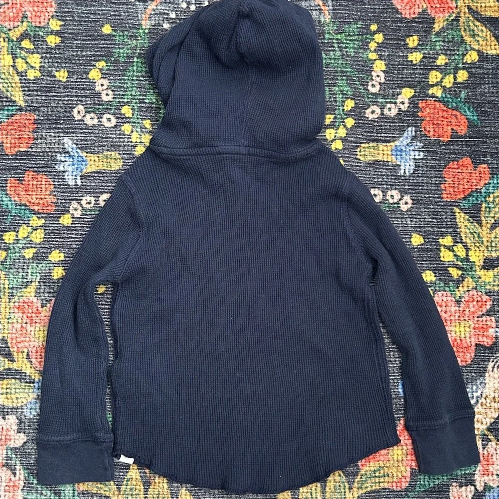 Gap Toddler Hooded Thermal Waffle Tee, Size 4T